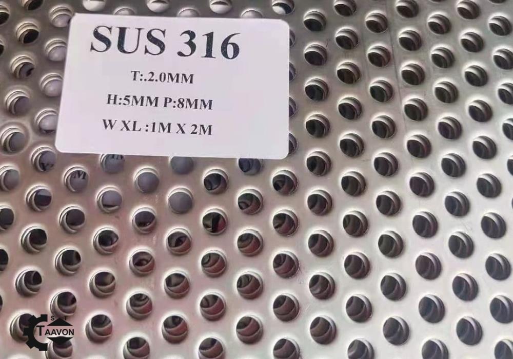 ورقهای پانچ استیل وارداتی